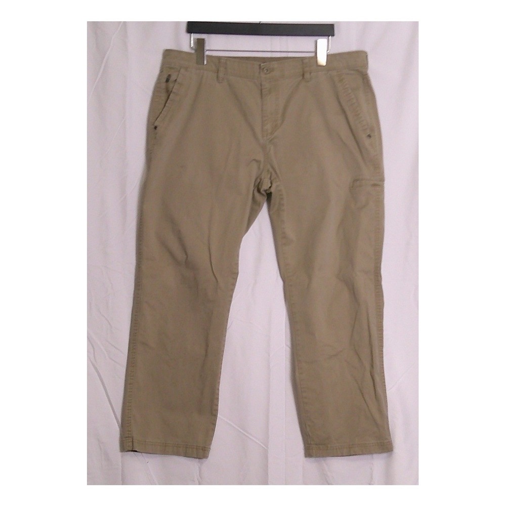 Mens Weatherproof Khaki Cargo Pants Relaxed Fit Casual‎ Utility Size 40x30